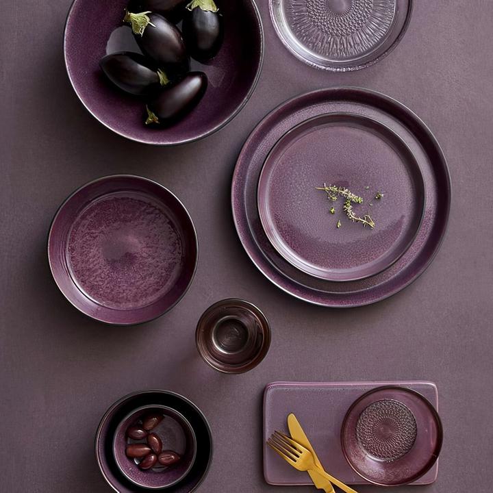 Image du produit Bitz Assiette de pâtes 6 pièces, noir violet (6 x, 20 cm)