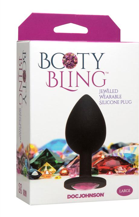 Produktbild Doc Johnson Spade Large - Jeweled Wearable Silicone Plu