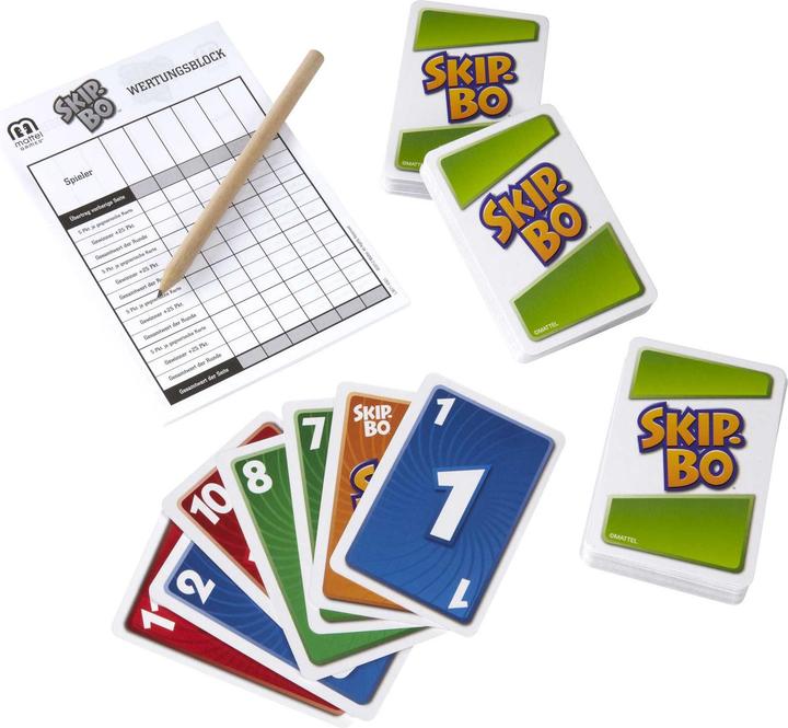 Produktbild Mattel Games Skip-Bo Deluxe (Deutsch, 2 - 6 Spieler)