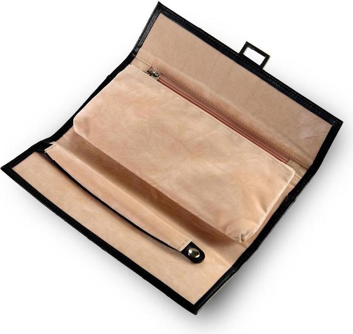 Immagine prodotto Sacher 1011.010443 - Rotolo gioielli nuovo classico in pelle nera