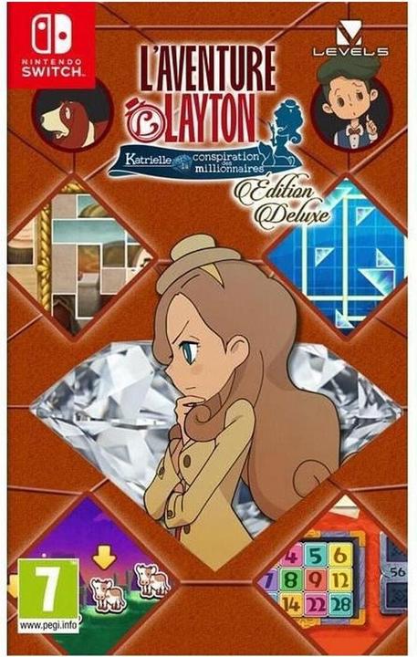 Actual product image Nintendo L'Aventure Layton: Katrielle et la conspiration des millionnaires - Édition Deluxe (Switch, FR)