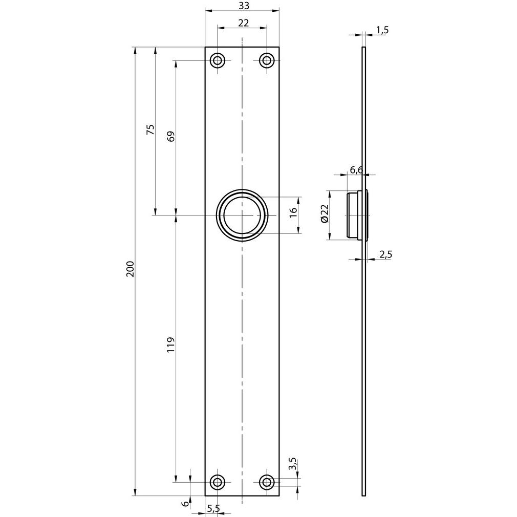 Thumbnail - Mega, Türgriff + Fenstergriff, Türschilder 35.044 (Türschild)