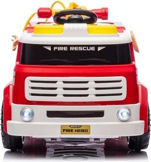 Actual product image Es-toys Kinderfahrzeug – Elektro Auto „Feuerwehr“ – 12V7AH Akku, 4 Motoren - Fernsteuerung, MP3 + Si (12 V)