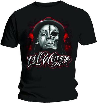 Actual product image Lil Wayne Skull Sketch (XL)