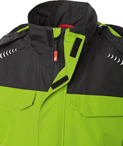 Actual product image Magni Rain jacket Plus lime/black size S Fortis Elements (S)