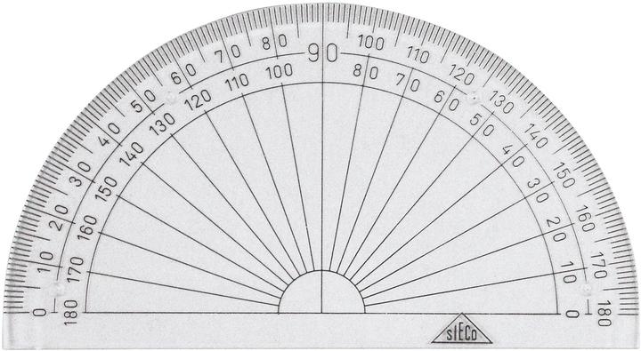 Produktbild Sieco Winkelmesser (10 cm, Kunststoff)