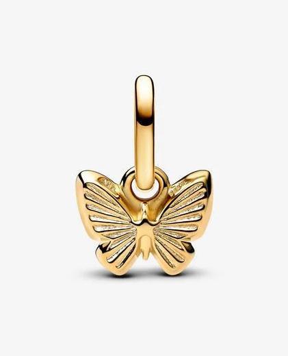 Image du produit Pandora Charm mini pendentif papillon bleu (Métal, Plaqué or)