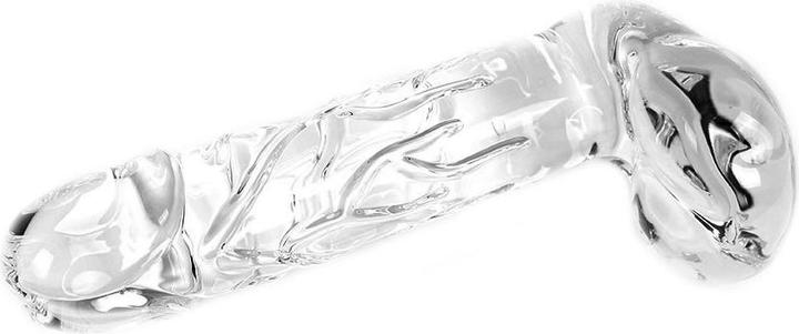 Produktbild Kiotos Glass Dildo Clear Penis Round with Balls