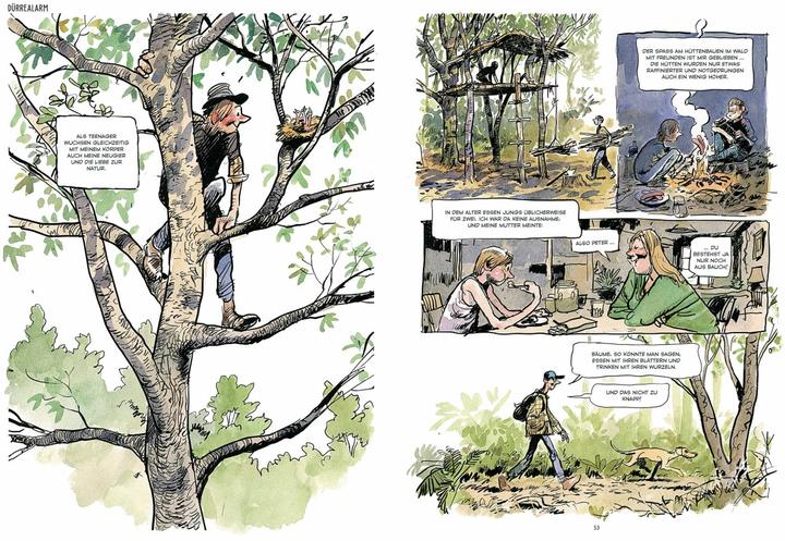 Actual product image Das geheime Leben der Bäume (German, Peter Wohlleben, 2023)