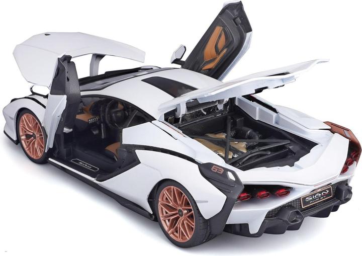 Image du produit Bburago Lamborghini Sian FKP 37 1/18 blanc/noir