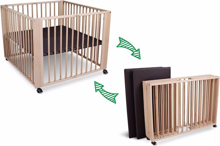 Produktbild Tissi Laufgitter Moritz (93 cm, 100 cm, Buche)