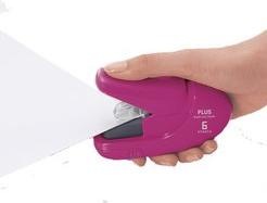 Actual product image Plus Japan Stapler SL-106AB stapleless, black (5 Sheets)