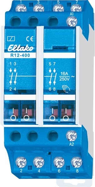 Image du produit Eltako Relais de commutation 230V. 4 fermeurs 16A/250V AC