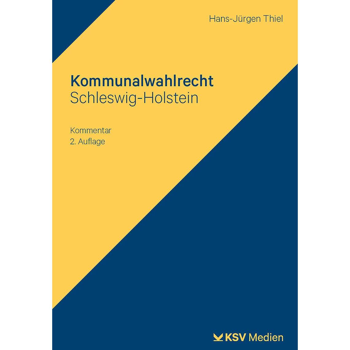 Thumbnail - Kommunalwahlrecht Schleswig-Holstein, Fachbücher von Hans J Thiel