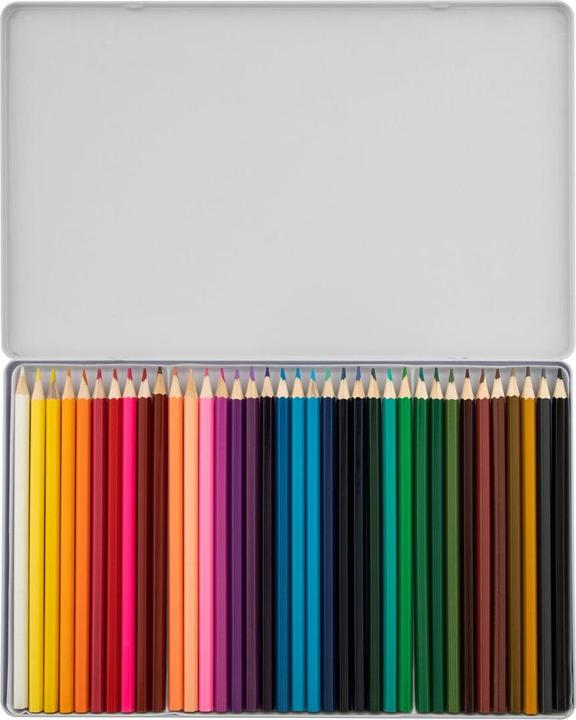 Image du produit Grafix Crayons De Couleur En Boîte Métallique 36 Pcs (36x)