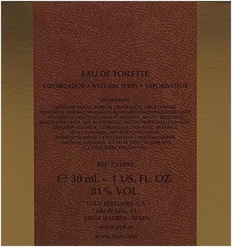 Actual product image Tous Eau de Toilette Natural (Eau de toilette, 30 ml)