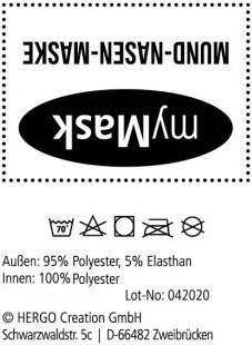 Produktbild Roost Mund-Nasen-Maske 9716 Rosegold (Keine offizielle Schutzklasse, 1 x)