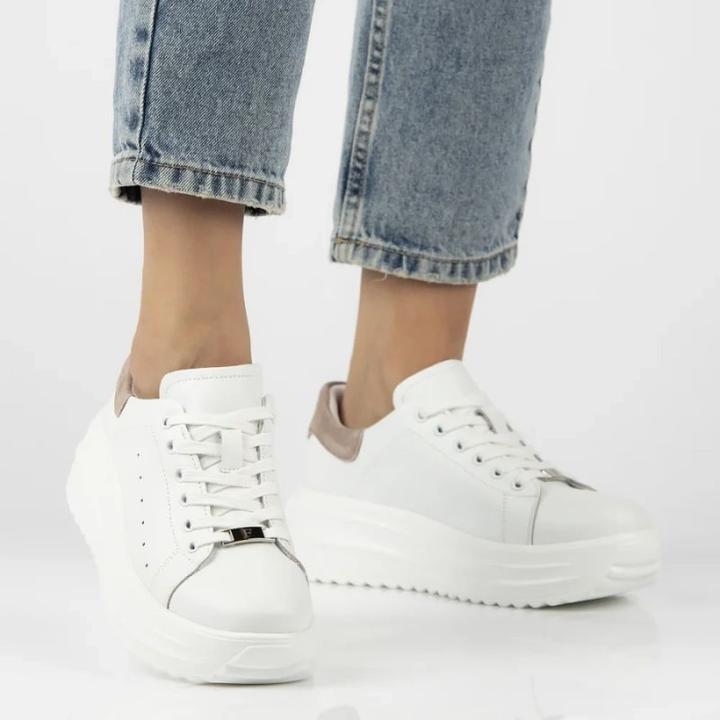 Image du produit Filippo Women's leather platform shoes white DP6739 (40)
