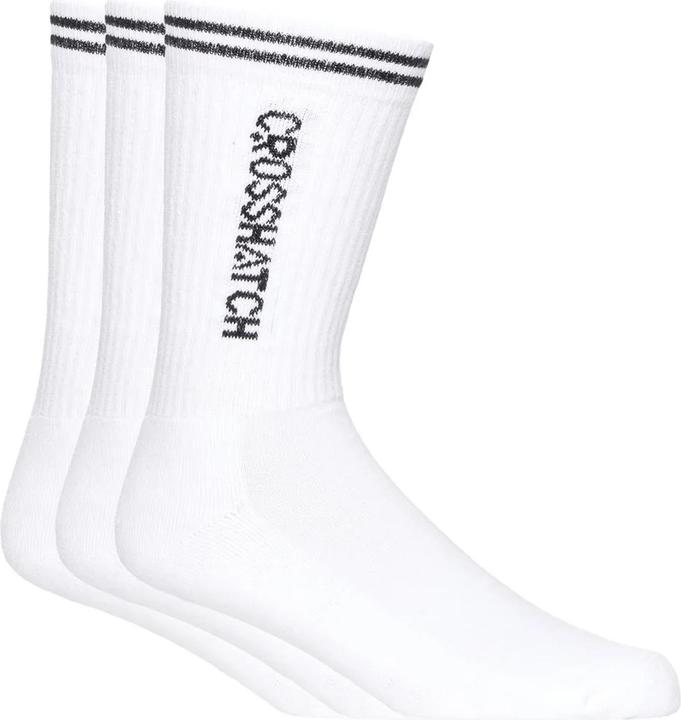 Immagine prodotto Crosshatch Peppy Calzini Sportivi Uomo Misura Confezione 3 (39.5 - 45.5)