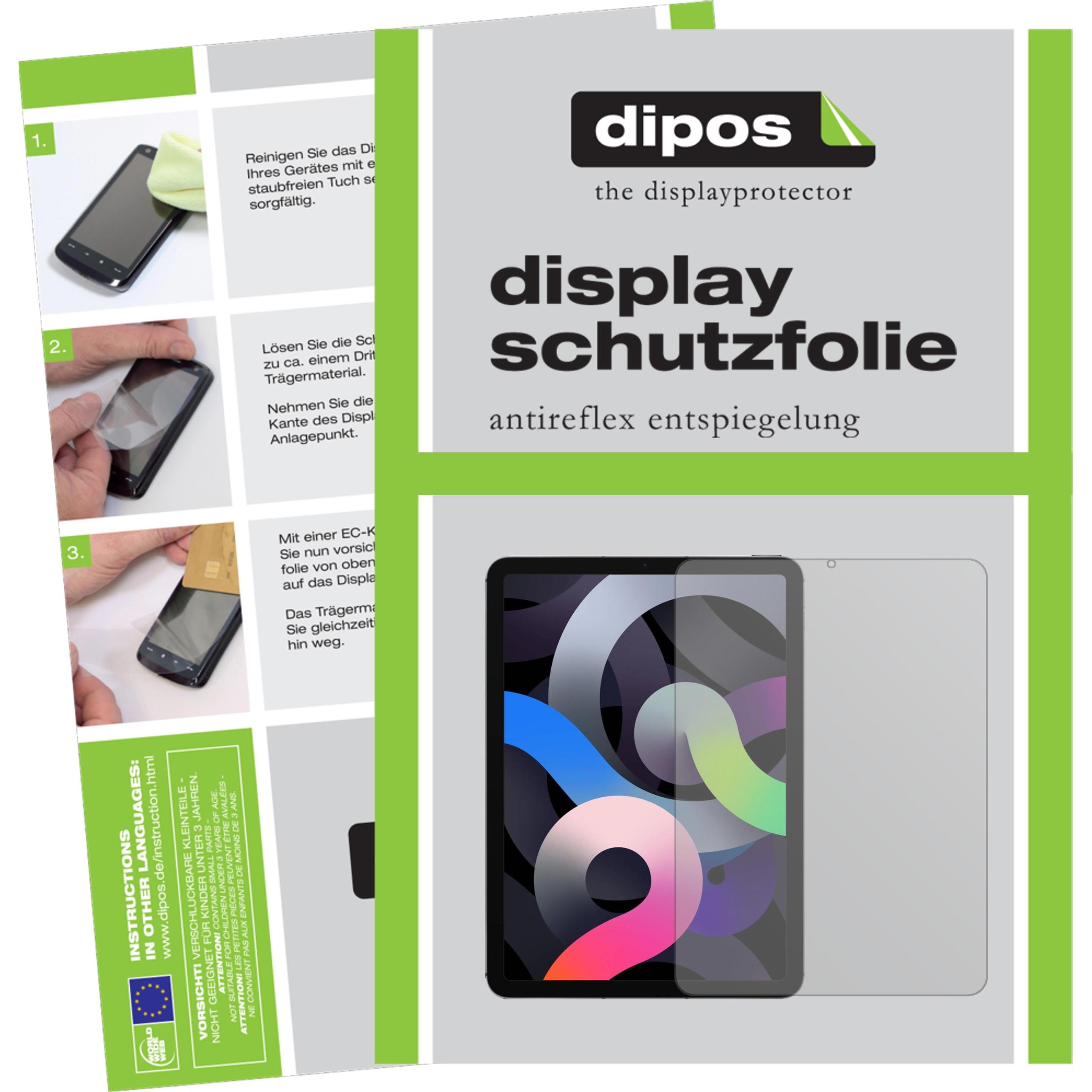 Dipos Displayschutzfolie Antireflex (1 Stück, iPad Air 2022 (5. Gen), iPad Air 2020 (4. Gen)), Tablet Schutzfolie
