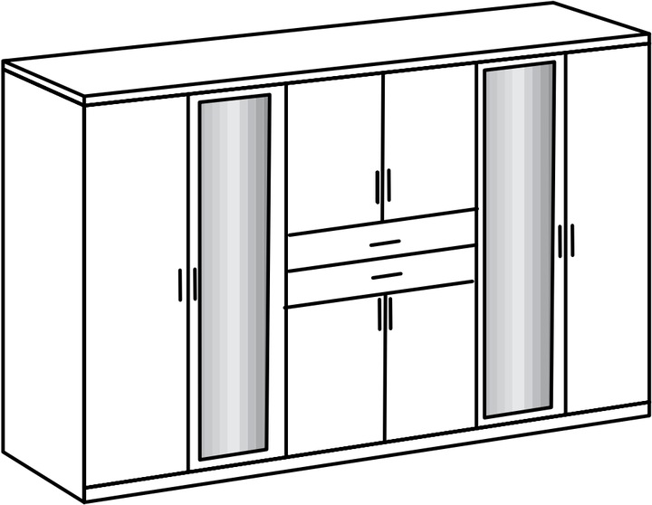 Immagine prodotto Wimex Sub (270 x 58 x 208 cm)