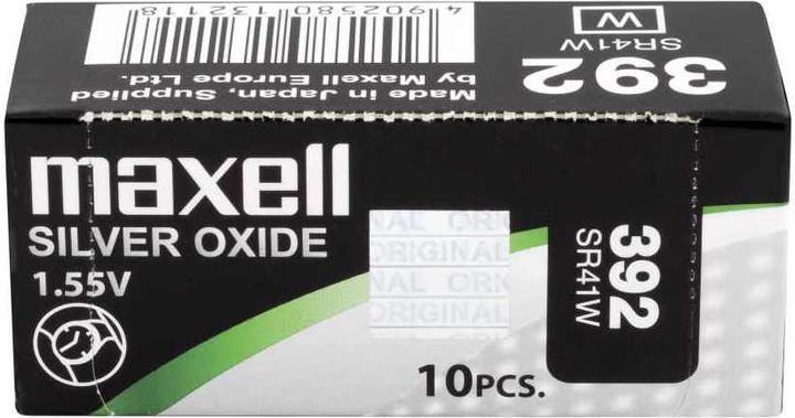 Image du produit Maxell Oxyde d'argent SR41W (10 pcs, LR41, 39 mAh)