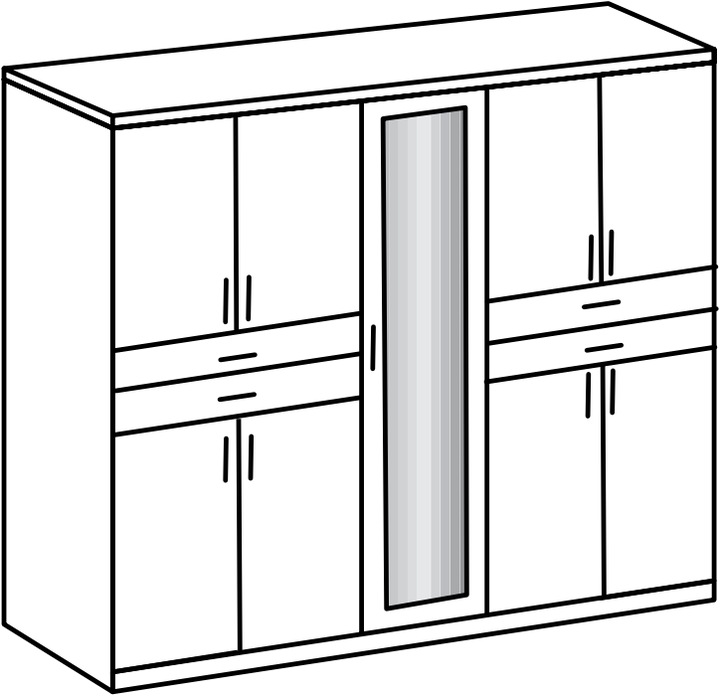 Immagine prodotto Wimex Taiga (225 x 58 x 208 cm)