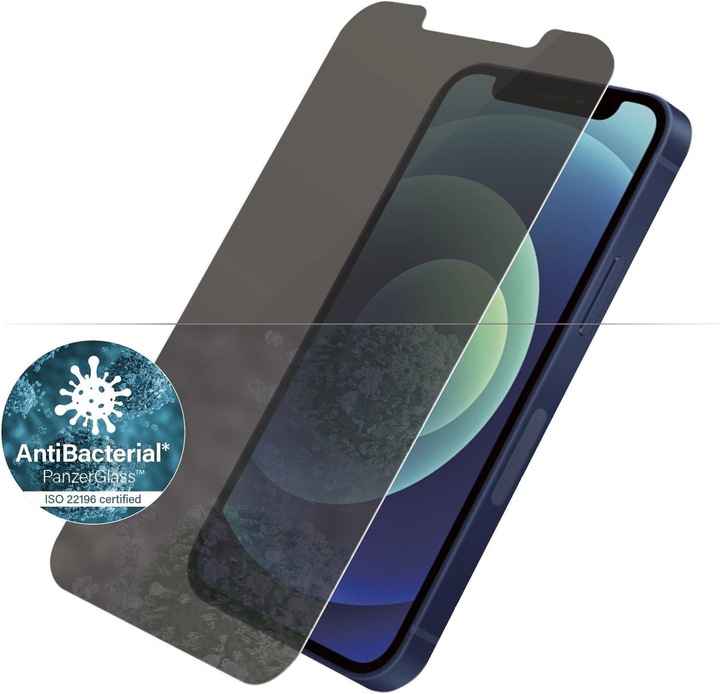 Actual product image PanzerGlass Screen Protector Privacy (1 Piece, Apple iPhone 12 mini)