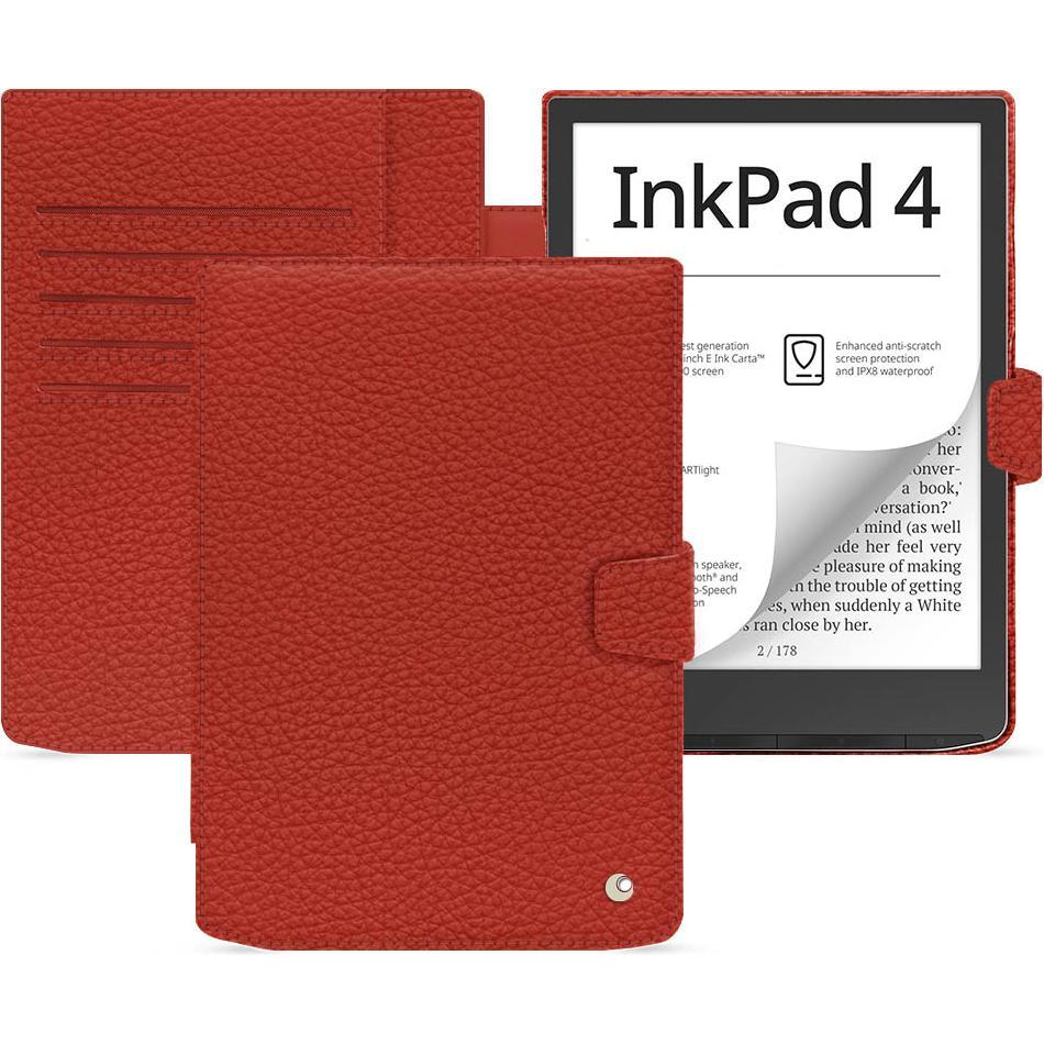 Noreve Lederschutzhülle PocketBook InkPad 4 (Pocketbook InkPad 4), eReader Zubehör, Orange