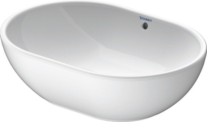 Produktbild Duravit Aufsatzbecken FOSTER m ÜL ohne Hahnlochbank 495x350mm weiss (Aufsatzspülbecken, 35 cm, 49.50 cm)