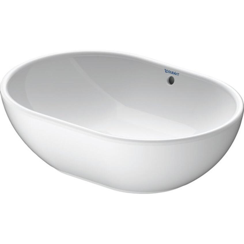 Duravit, Spülbecken, Aufsatzbecken FOSTER m ÜL ohne Hahnlochbank 495x350mm weiss (Aufsatzspülbecken, 35 cm, 49.50 cm)
