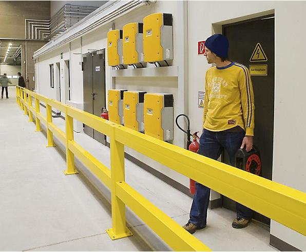 Actual product image kaiserkraft Post for safety railing