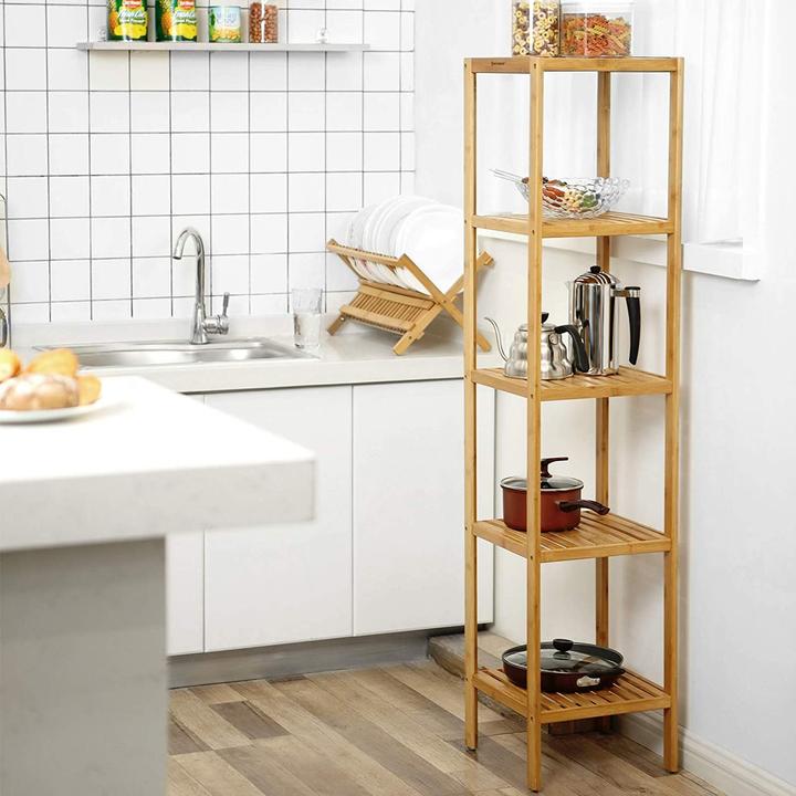 Immagine prodotto Songmics Bamboo (33 x 33 x 146 cm)