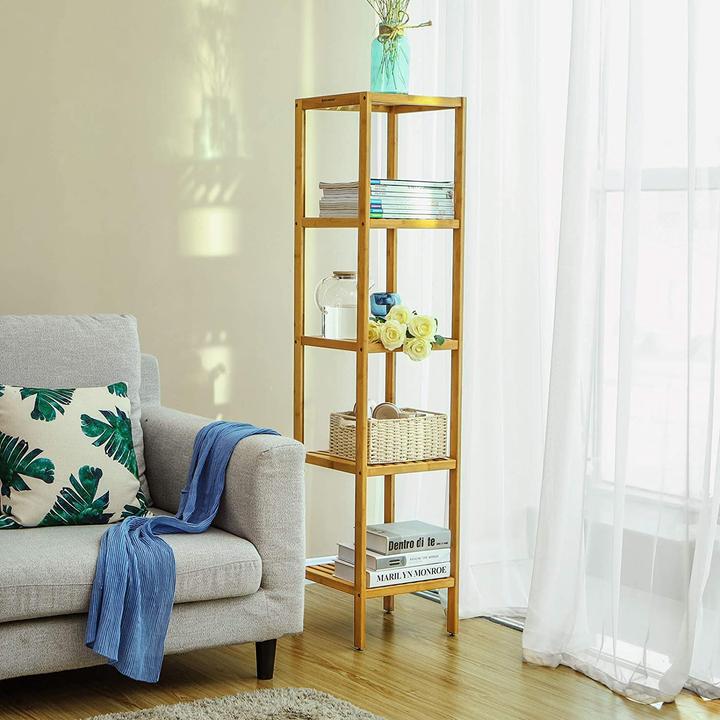 Immagine prodotto Songmics Bamboo (33 x 33 x 146 cm)
