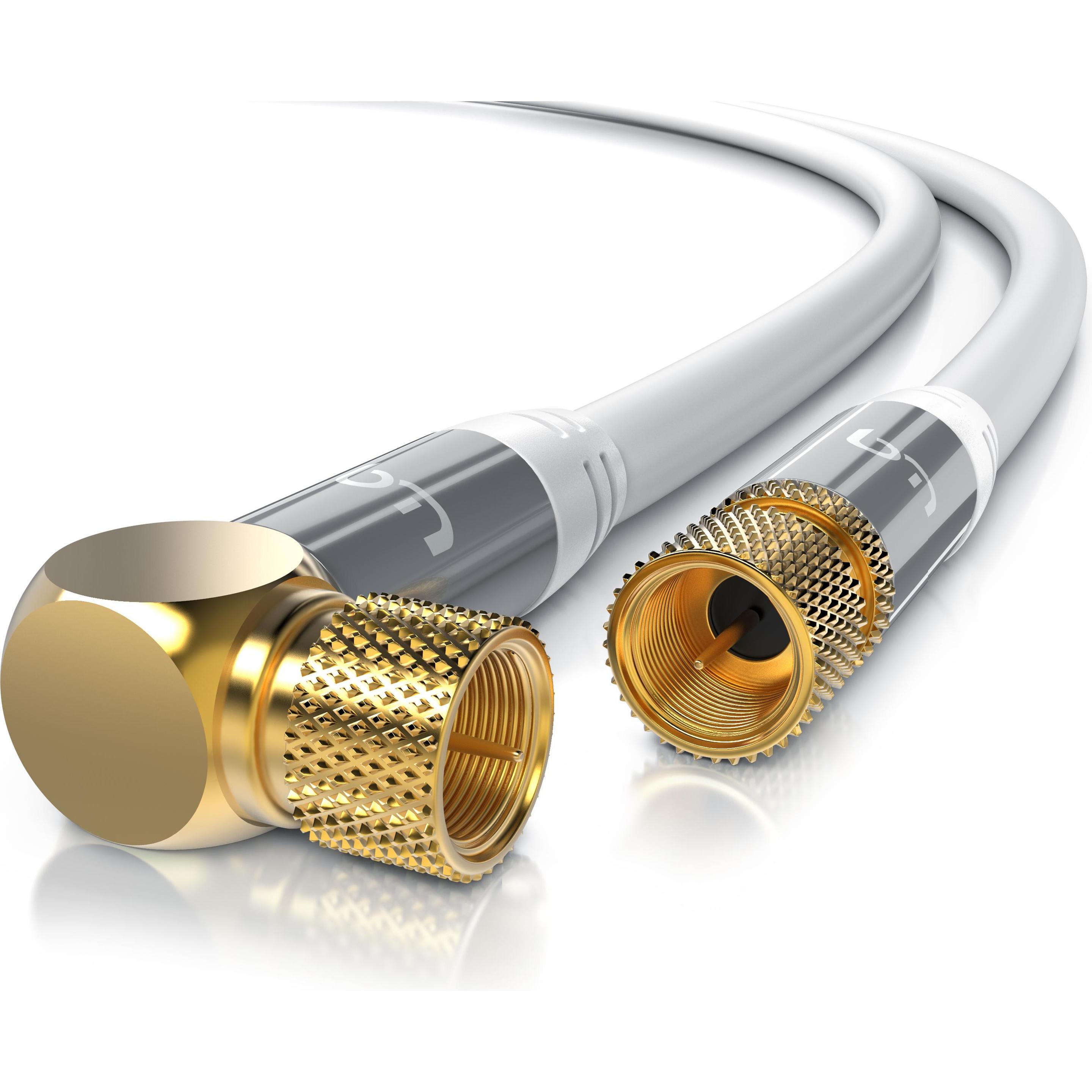Primewire Premium SAT Koaxialkabel (135 dB, SAT Kabel), Antennenkabel