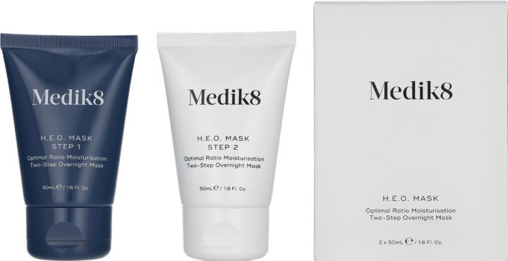 Produktbild Medik8 H.E.O Optimal Ratio Moisturisation Two-Step Overnight Hydrating Face Mask Skincare Treatment (100 ml)