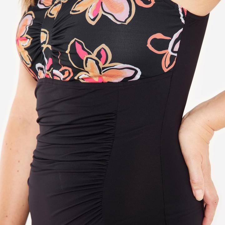 Image du produit Nabaiji Maillot de bain 1 pièce natation Femme - Mary dufy noir (40, 42)