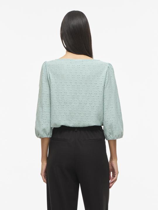 Immagine prodotto Vila VIFRIMA U-Boot-Ausschnitt Oberteil mit 3/4-Ärmeln (S)