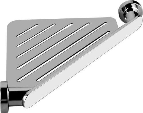 Gessi Emporio corner shelf for bath or shower, 38861