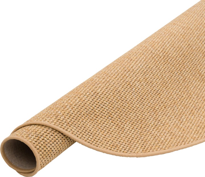 Produktbild Snapstyle Bentzon Natur Flachgewebe Teppich Rund (200x200 cm)