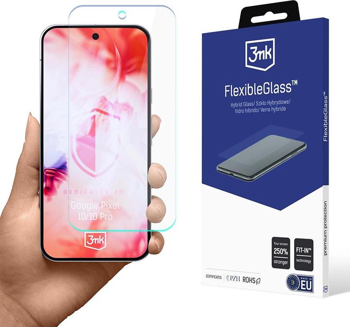 Produktbild 3MK FlexibleGlass Hybridglas für Google Pixel 10 / 10 Pro (Google Pixel 10, Google Pixel 10 Pro)
