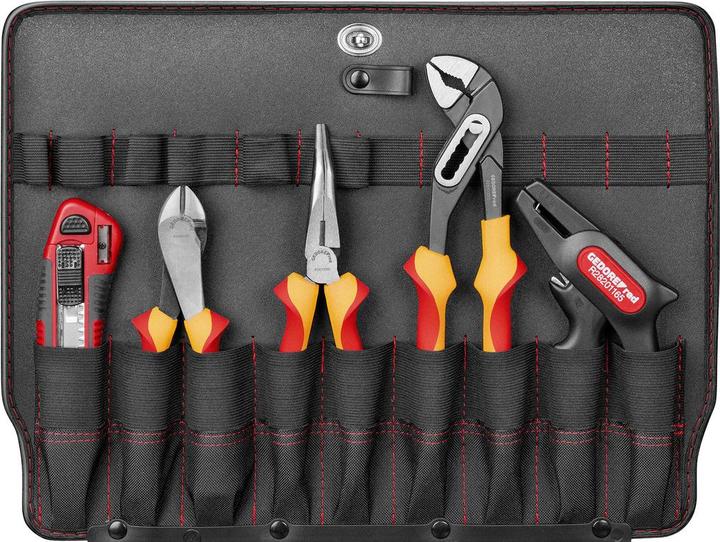 Actual product image Gedore Tool case for electricians-R21652089 88-pcs. RED (88 pieces)