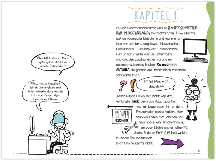 Produktbild Die Bloggerbande: Gefahr aus dem Netz (Deutsch, Lorna Egan, Marla Maloney, 2020)
