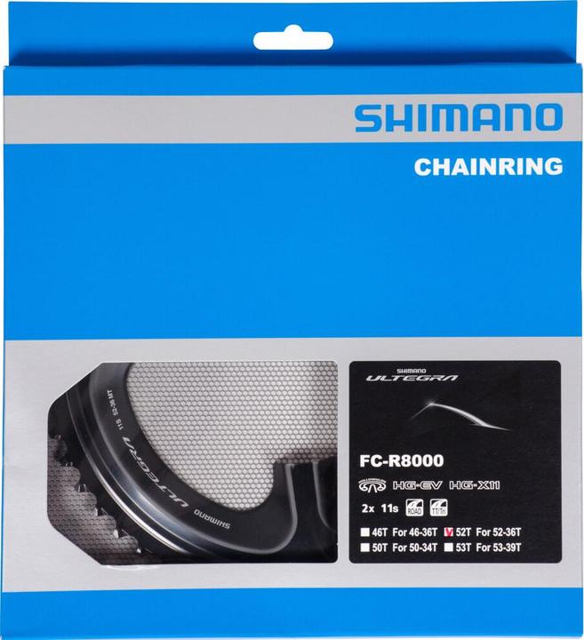 Productafbeelding Shimano Ultegra FC-R8000 kettingblad 11-speed MT (52)