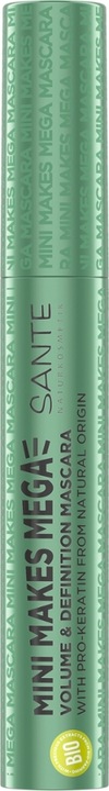 Actual product image Santé BIO-Mascara Volume & Definition Black - Mini Makes Mega - 8ml - Sante