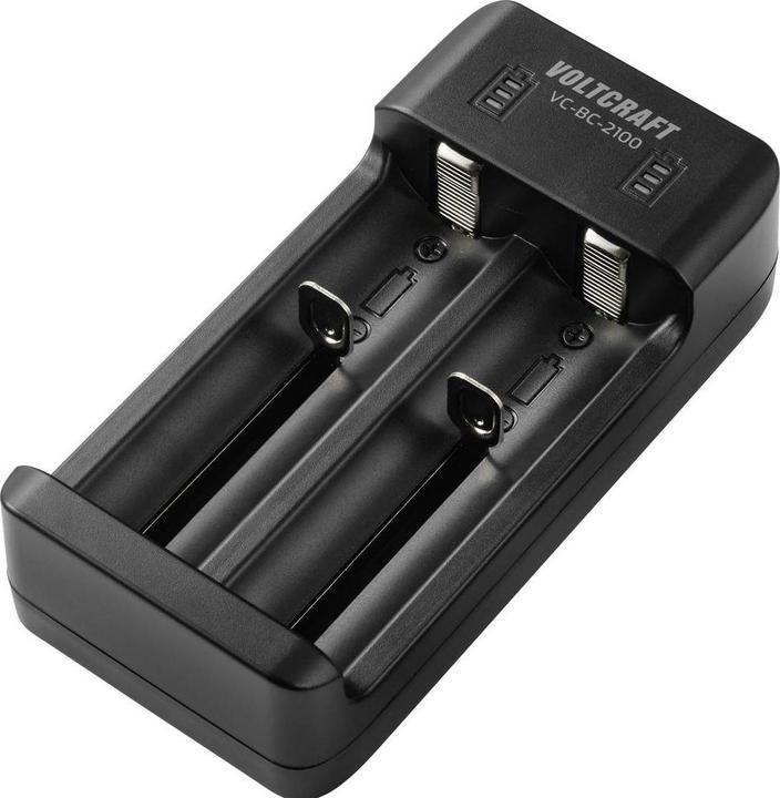 Produktbild Voltcraft VC-BC-2100 Rundzellen-Ladegerät NiMH, LiIon Mignon (AA), Micro (AAA) (1 Stk., 10440, 14500, 14650, 16650, 17500, 17650, 17670, 18350, 18490, 18500, 18650, 18700, 20700, 21700, 22500, 22650, 25500, 26650, AA, AAA)