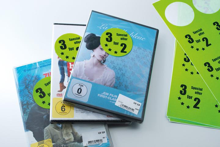 Produktbild HERMA Neon Etiketten A4