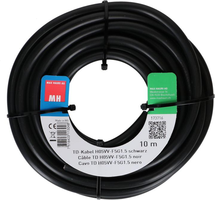 Image du produit Max Hauri Câble TD H05VV-F5G1.5 (10 m)
