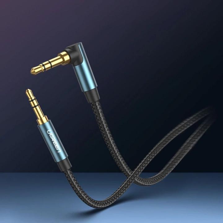 Produktbild Ugreen audio cable 2 x mini jack 3.5mm 0.5m blue (AV112) (0.50 m, 3.5mm Klinke (AUX))