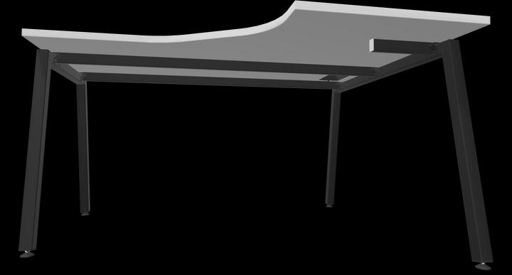 Actual product image Narbutas Nova A corner desk right (1400 x 1200 x 740 mm)
